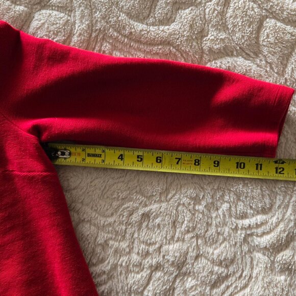 Talbots Red Sweater Top 3/4 Sleeve Size S - Picture 7 of 7